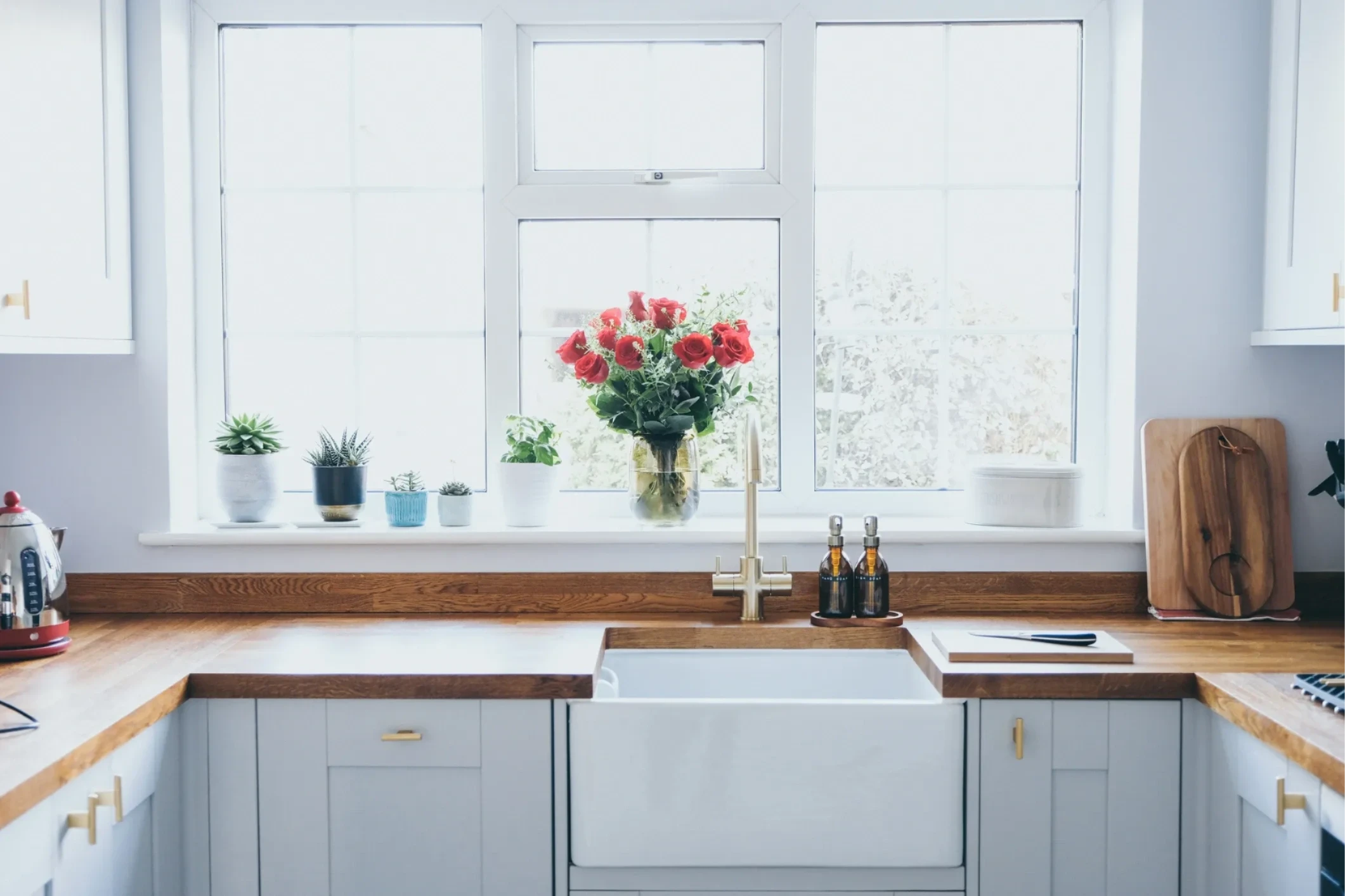 Beautifully clean home interior